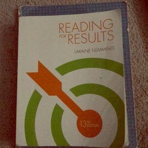 Reading for results by Laraine Flemming. 13th ed.